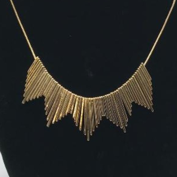ROCKSBOX "SLATE" Gold-Tone Dangles Necklace - Picture 2 of 9